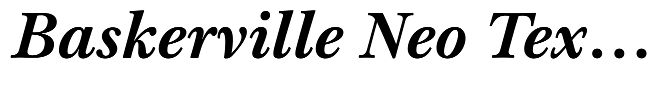 Baskerville Neo Text Bold Italic